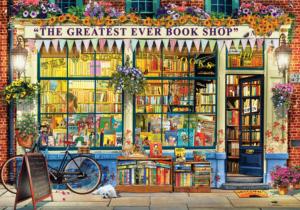 The Greatest Bookstore in the World Shopping Jigsaw Puzzle By Eurographics