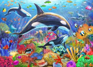 Orca Fun Sea Life Jigsaw Puzzle By Vermont Christmas Company