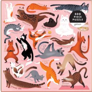 Yoga For Cats Cats Jigsaw Puzzle By Galison
